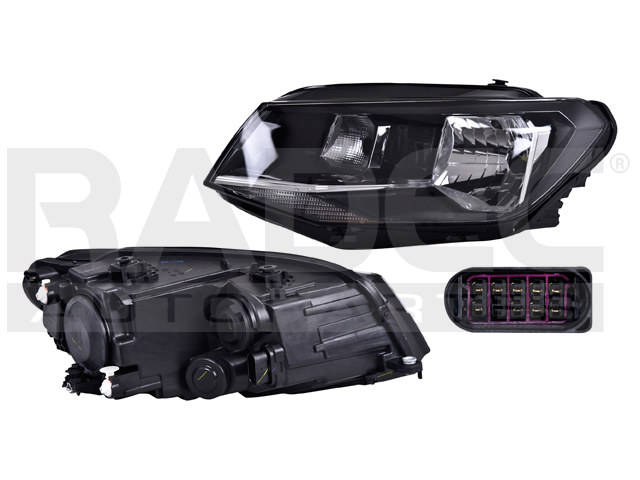 FARO VW CADDY 16-20 P/CARGA ELECTRICO C/MOTOR S/FOCO DEPO IZQ