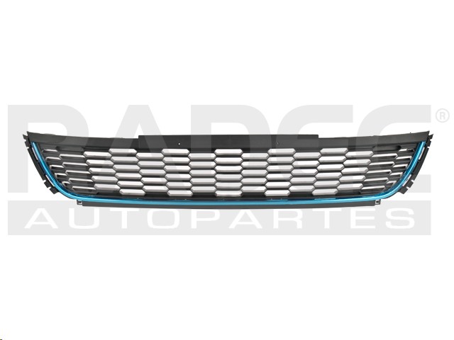 REJILLA FASCIA DELANTERA VW POLO 03-07 F/CROMADO CENTRAL