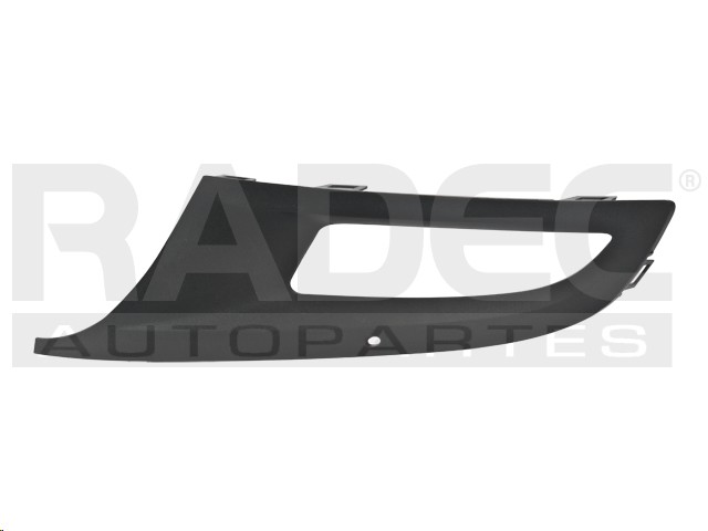 REJILLA FASCIA DELANTERA VW POLO 13-14 C/HOYO P/FARO HIGHLINE L4 4 CILINDROS 1.2L 5 PUERTAS IZQ