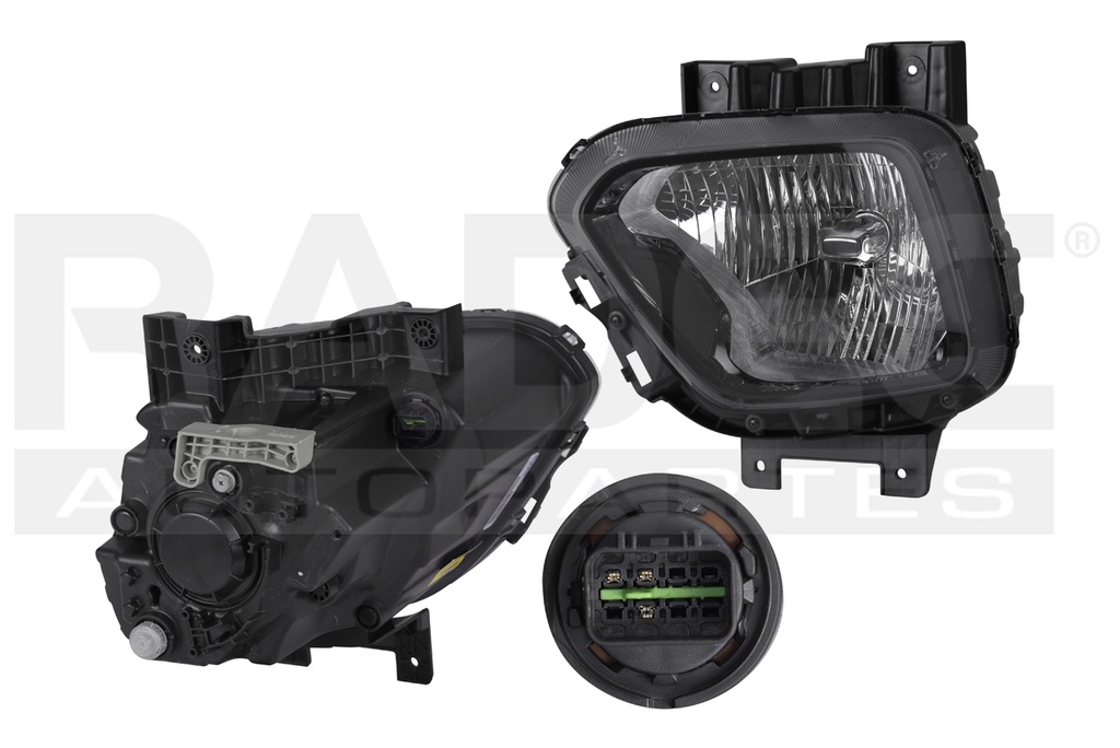 FARO KI SOUL 20-22 S/MOTOR C/FOCO HALOGENO 3 PINES DEPO IZQ