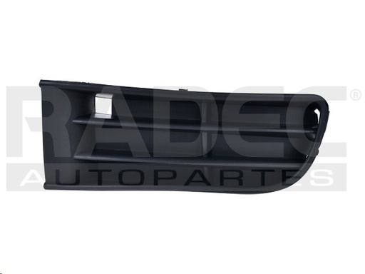 REJILLA FASCIA DELANTERA VW POLO 03-07 S/HOYO P/FARO DER