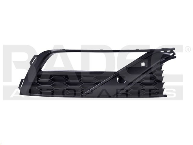 REJILLA FASCIA DELANTERA VW POLO GTI 15-17 C/HOYO P/FARO L4 4 CILINDROS 1.8L 3 PUERTAS DER