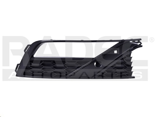 REJILLA FASCIA DELANTERA VW POLO GTI 15-17 C/HOYO P/FARO L4 4 CILINDROS 1.8L 3 PUERTAS DER