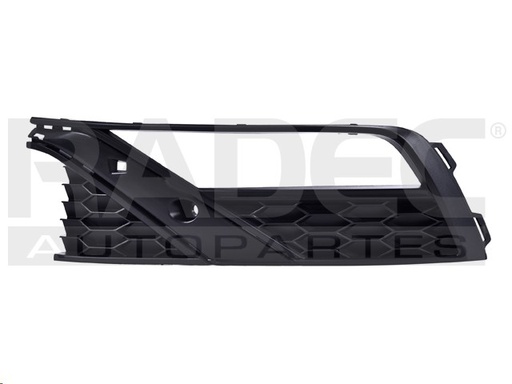 REJILLA FASCIA DELANTERA VW POLO GTI 15-17 C/HOYO P/FARO L4 4 CILINDROS 1.8L 3 PUERTAS IZQ