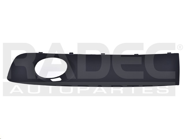 REJILLA FASCIA DELANTERA VW TRANSPORTER 10-15 C/HOYO P/FARO IZQ