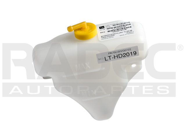 DEPOSITO RECUPERADOR HD ACCORD 03-07 V6 3.0 LTS C/TAPON SM