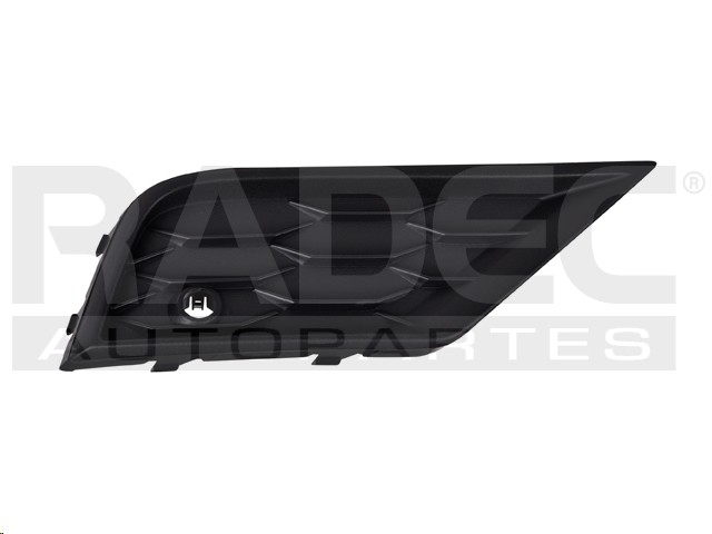 REJILLA FASCIA DELANTERA VW TIGUAN 18-21 SUPERIOR C/HOYO P/SENSOR COMFORTLINE/HIGHLINE L4 4 CILINDROS 1.4/2.0L 5 PUERTAS DER
