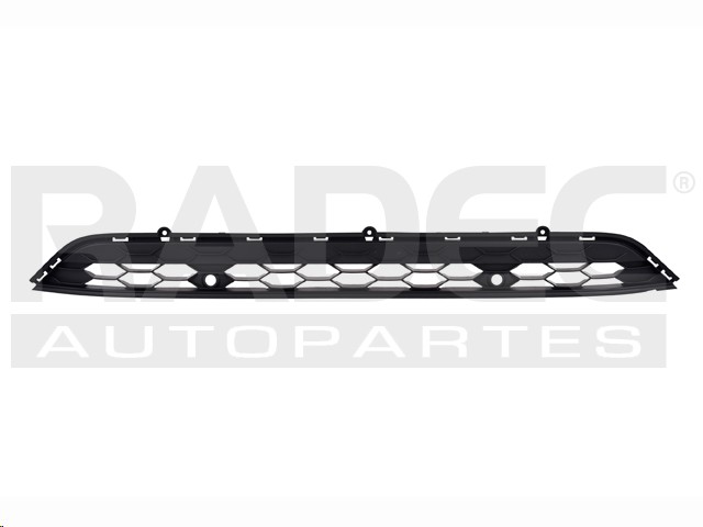 REJILLA FASCIA DELANTERA VW TIGUAN 18-21 CENTRAL CENTRAL SUPERIOR C/HOYO P/SENSOR COMFORTLINE/HIGHLINE L4 4 CILINDROS 1.4/2.0L 5 PUERTAS