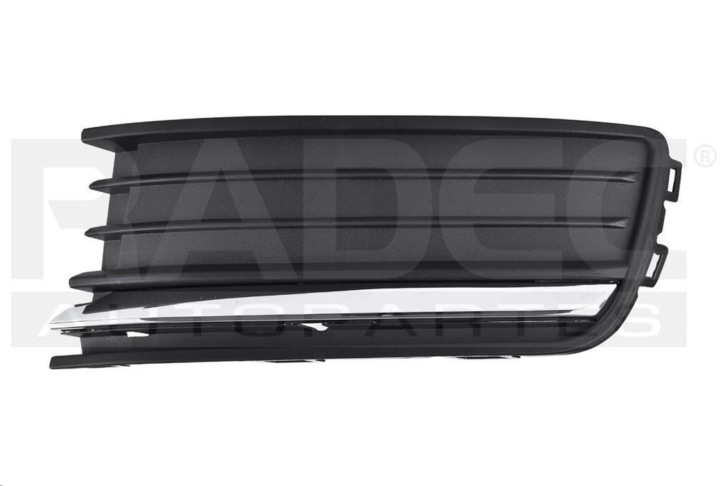 REJILLA FASCIA VW VENTO 16-20 S/HOYO P/FARO C/MOLDURA CROMADA LINEA ANTERIOR COMFORTLINE/TDI COMFORTLINE/HIGHLINE L4 4 CILINDROS 1.5/1.6L 4 PUERTAS IZQ