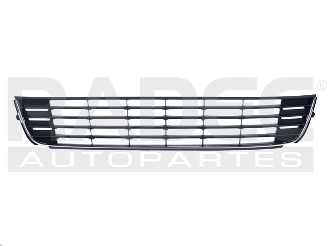 REJILLA FASCIA DELANTERA VW CADDY 14-15 INFERIOR F/CROMADO CARGO L4 4 CILINDROS 1.2L 5 PUERTAS