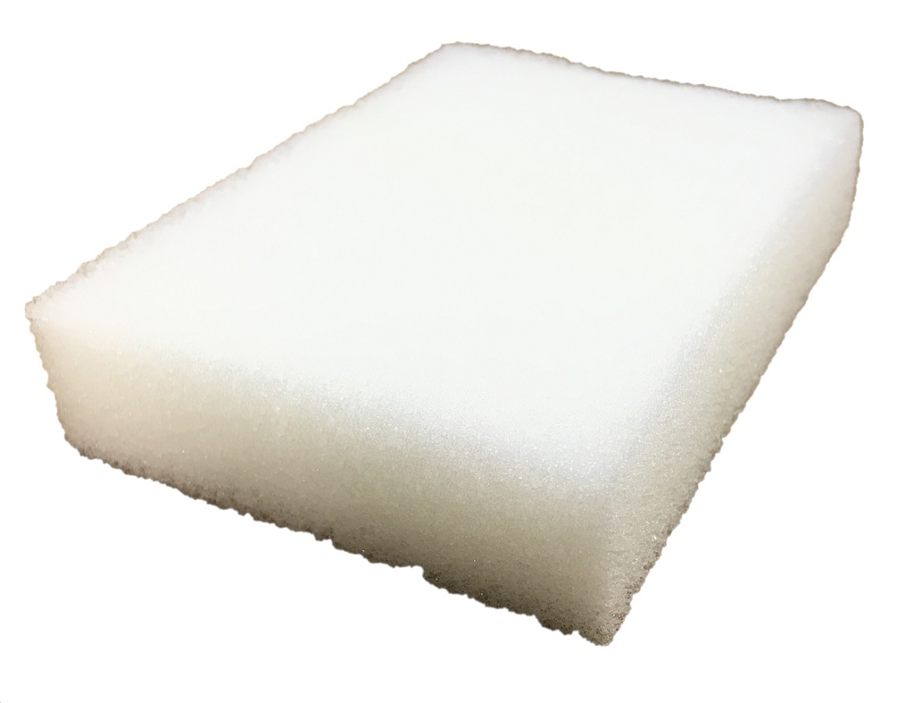 LIMPIADOR ESPONJA BLANCA CUADRADA 12 x 9