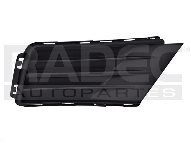 REJILLA FASCIA DELANTERA VW CADY 16-20 S/HOYO P/FARO CARGO L4 4 CILINDROS 1.6L 5 PUERTAS IZQ
