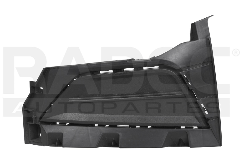 REJILLA FASCIA DELANTERA VW VIRTUS 20-22 LINEA ANTERIOR S/HOYO P/FARO HIGHLINE/COMFORTLINE/TRENDLINE L4 4 CILINDROS 1.6L 4 PUERTAS IZQ
