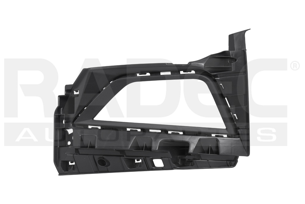 REJILLA FASCIA DELANTERA VW VIRTUS 20-22 LINEA ANTERIOR C/HOYO P/FARO HIGHLINE/COMFORTLINE/TRENDLINE L4 4 CILINDROS 1.6L 4 PUERTAS IZQ