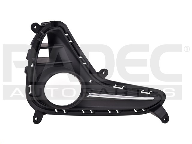 REJILLA FASCIA DELANTERA HY I10 18-20 C/HOYO P/FARO C/MOLDURA CROMADA GL/GLS/MID L4 4 CILINDROS 1.2L 5 PUERTAS DER