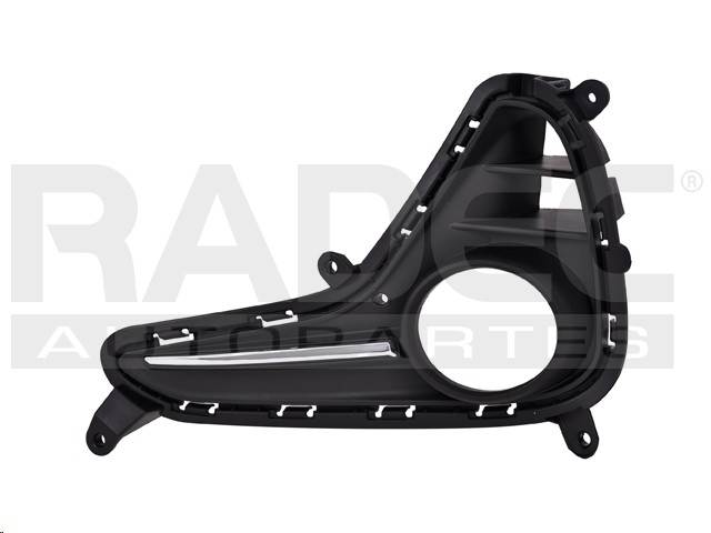 REJILLA FASCIA DELANTERA HY I10 18-20 C/HOYO P/FARO C/MOLDURA CROMADA GL/GLS/MID L4 4 CILINDROS 1.2L 5 PUERTAS IZQ