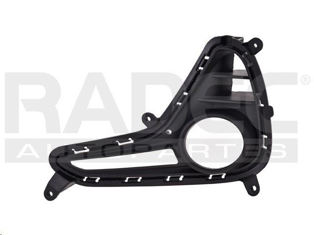 REJILLA FASCIA DELANTERA HY I10 18-20 C/HOYO P/FARO C/HOYO P/LED GL/GLS/MID L4 4 CILINDROS 1.2L 5 PUERTAS IZQ