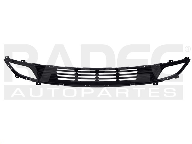REJILLA FASCIA DELANTERA KI FORTE 17-18 CENTRAL NEGRA MATE LX L4 4 CILINDROS 2.0L 4 PUERTAS