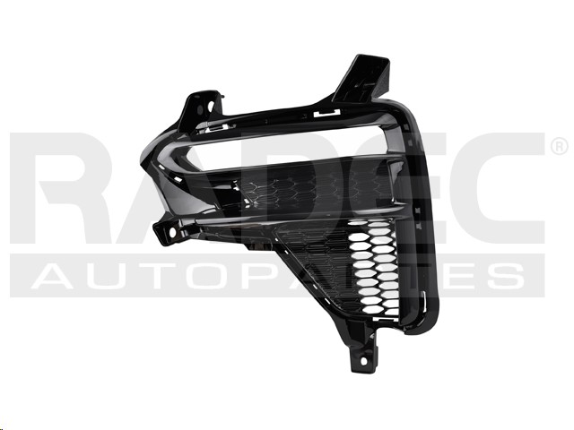 REJILLA FASCIA DELANTERA KI FORTE 19-21 C/HOYO P/FARO NEGRA BRILLANTE EX/GT LINE L4 4 CILINDROS 1.6/2.0L 4/5 PUERTAS IZQ