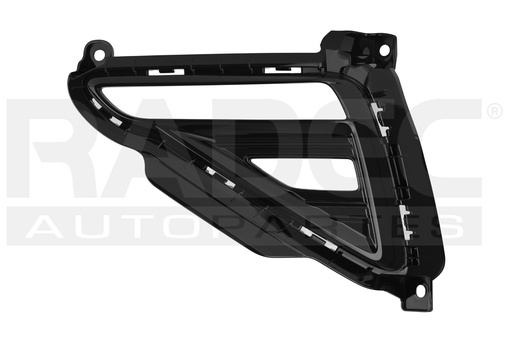 REJILLA FASCIA TRASERA KI FORTE 19-21 NEGRA BRILLANTE EX/LX/GT LINE L4 4 CILINDROS 1.6/2.0L 4 PUERTAS DEPO DER