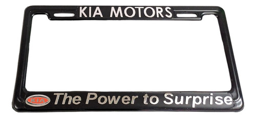 MARCO PLACA KIA CROMO
