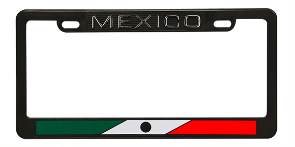 MARCO DE PLACA BANDERA DE MEXICO UNIVERS