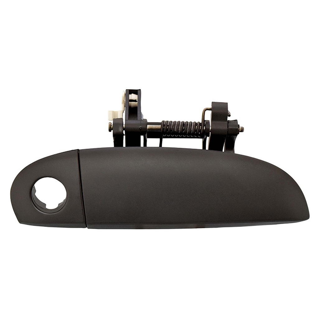 MANIJA EXTERIOR HY I10 12-14  CON HOYO PARA LLAVE LISA PARA PINTAR NEGRA PLASTICO HUSHAN Derecho Delantera  