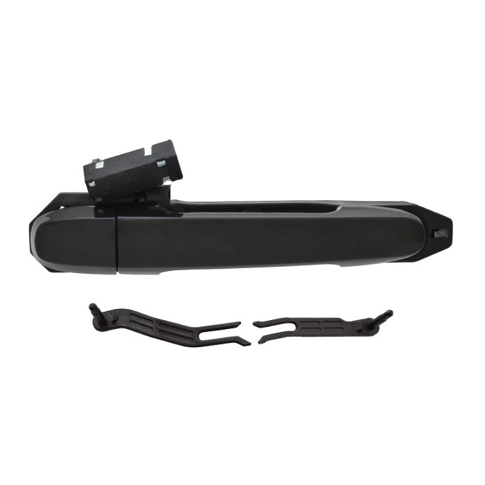MANIJA EXTERIOR TY YARIS 06-11  CON BASE LISA PARA PINTAR NEGRA PLASTICO HUSHAN Izquierdo Trasera  