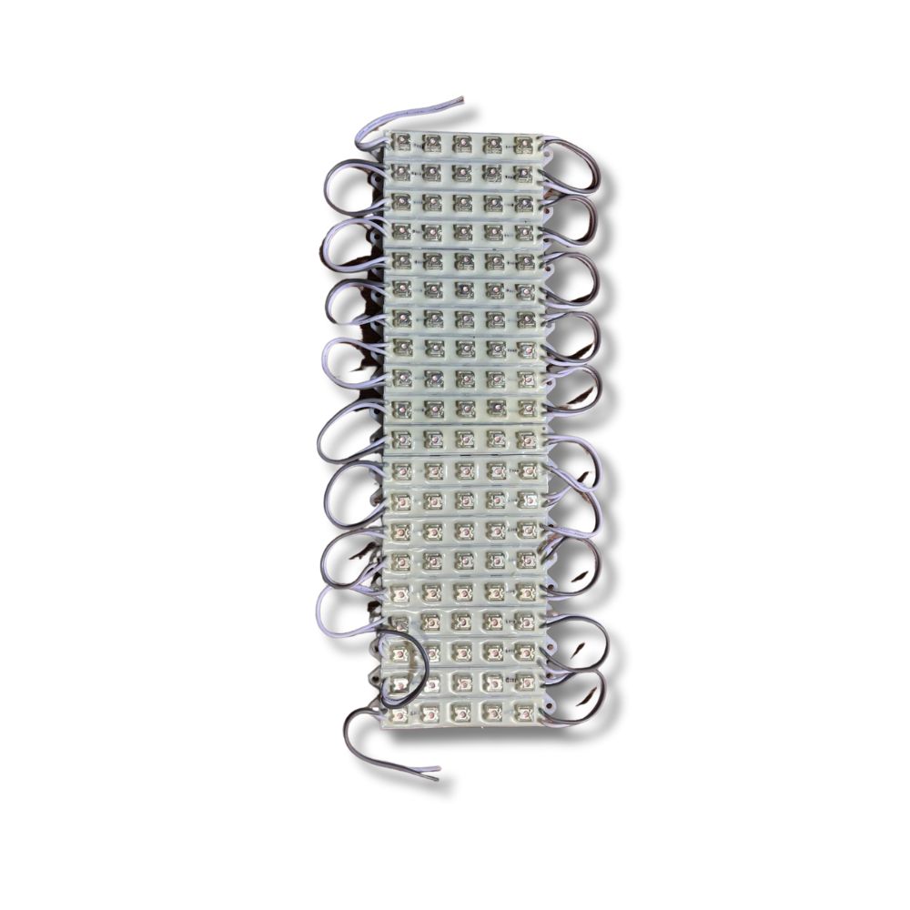 TIRA LEDS C/5 LEDS LUPA ROSA