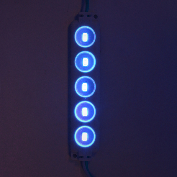 [106-0520-01] MODULO TIRA LEDS C/5 LEDS COBS AZUL C/U