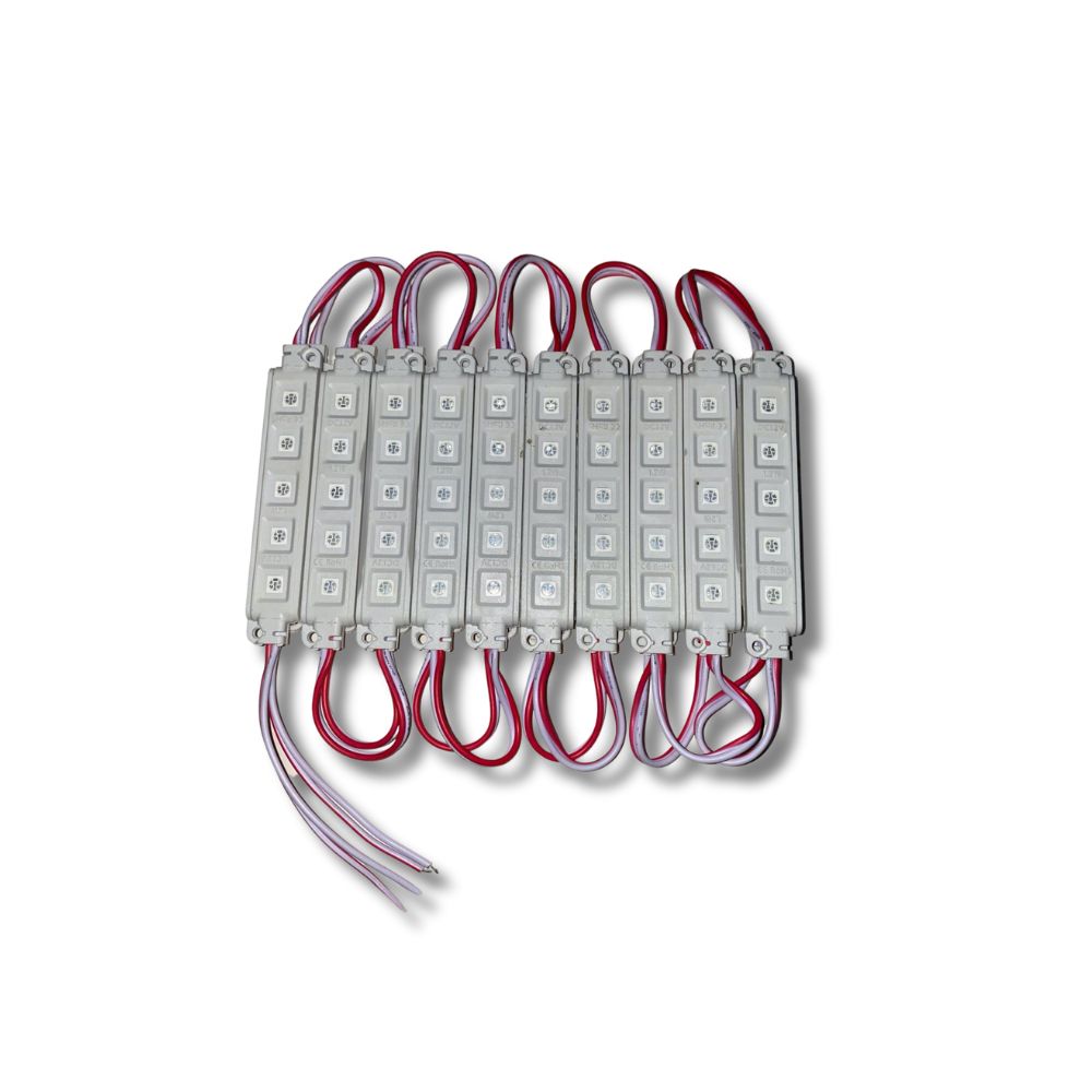 TIRA LEDS C/5 LEDS PREMIUM AZUL ***Hasta