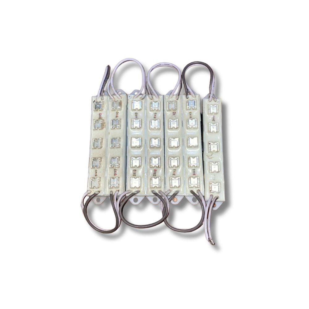 TIRA LEDS C/5 LEDS PREMIUM ROJO ***Hasta