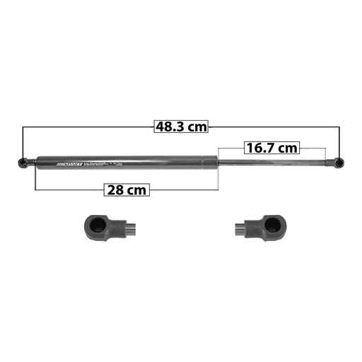 AMORTIGUADOR 5TA PUERTA AD A5 09-15  48.3 28 16.7 ENTRADA TIPO 1 ENTRADA 2 TIPO 1 720 161.86 73.42 780 175.35 79.54 SPART SP-7818 Derecho/Izquierdo   