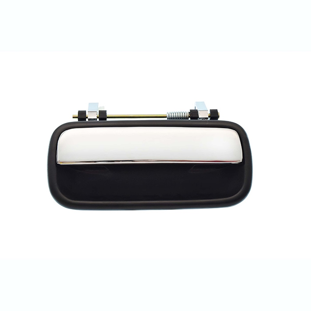 MANIJA EXTERIOR TY HILUX 89-97/4RUNNER 90-95  CORRUGADA NEGRA/CROMO PLASTICO HUSHAN Derecho Trasera  