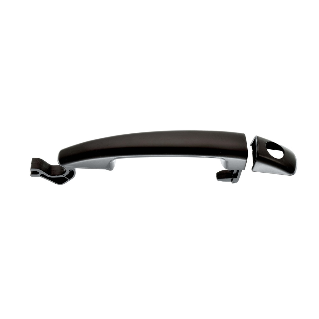 MANIJA EXTERIOR PG 207 06-13/208/2008 14-19/308 09-14/3008 11-18/PARTNER TEPEE 13-18/EXPERT 06-12  CON HOYO PARA LLAVE LISA NEGRA PLASTICO HUSHAN Izquierdo Delantera 5ta puerta 