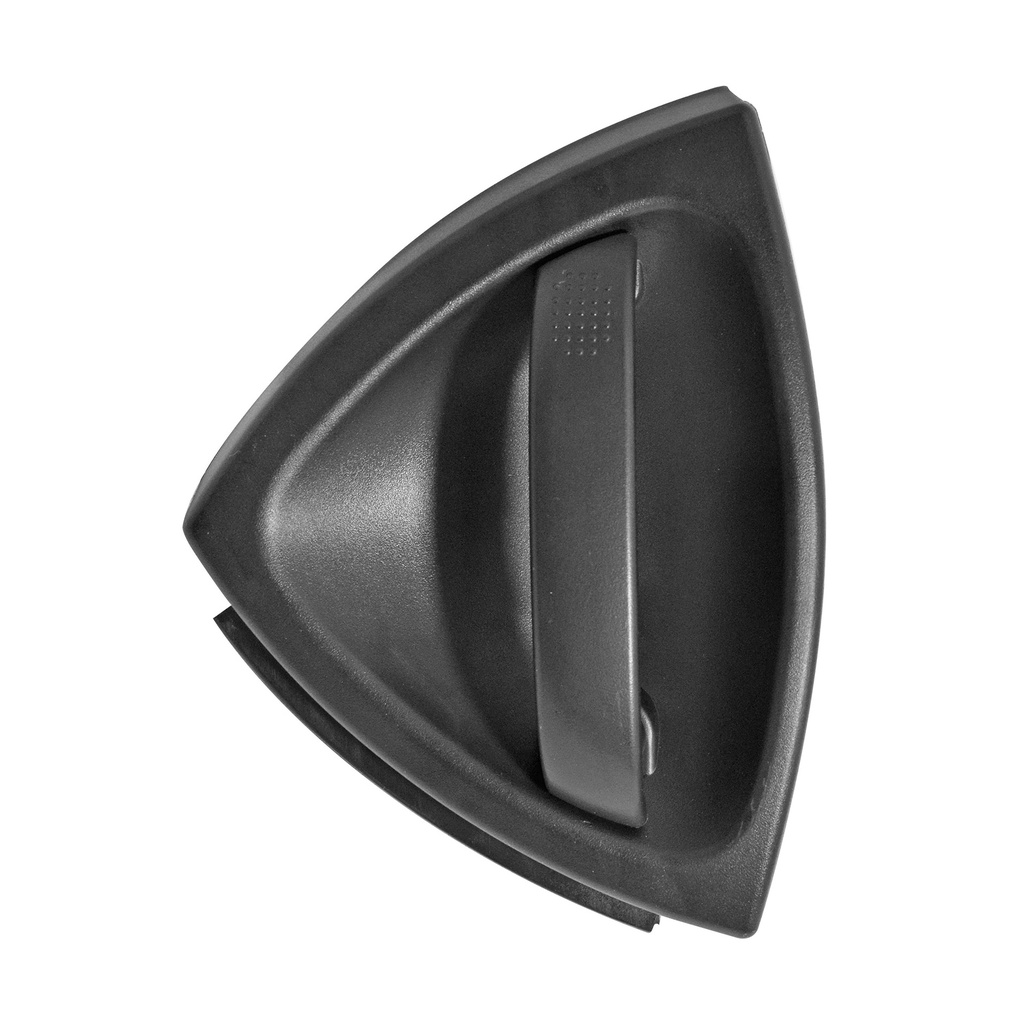 MANIJA EXTERIOR SM FORTWO W450 98-07  SIN HOYO PARA LLAVE CORRUGADA NEGRA PLASTICO HUSHAN Izquierdo Delantera  