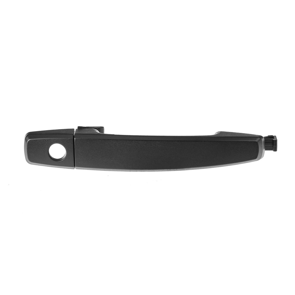 MANIJA EXTERIOR CV AVEO 08-17/CAPTIVA 08-15/EPICA 06-11  PT G3 07-09  SN VUE 08-10  CON HOYO PARA LLAVE CORRUGADA NEGRA PLASTICO HUSHAN Derecho/Izquierdo Delantera  
