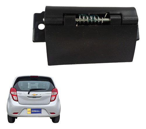 MANIJA EXTERIOR CV SPARK 11-20  SOLO REPUESTO CORRUGADA NEGRA PLASTICO HUSHAN   5ta puerta 