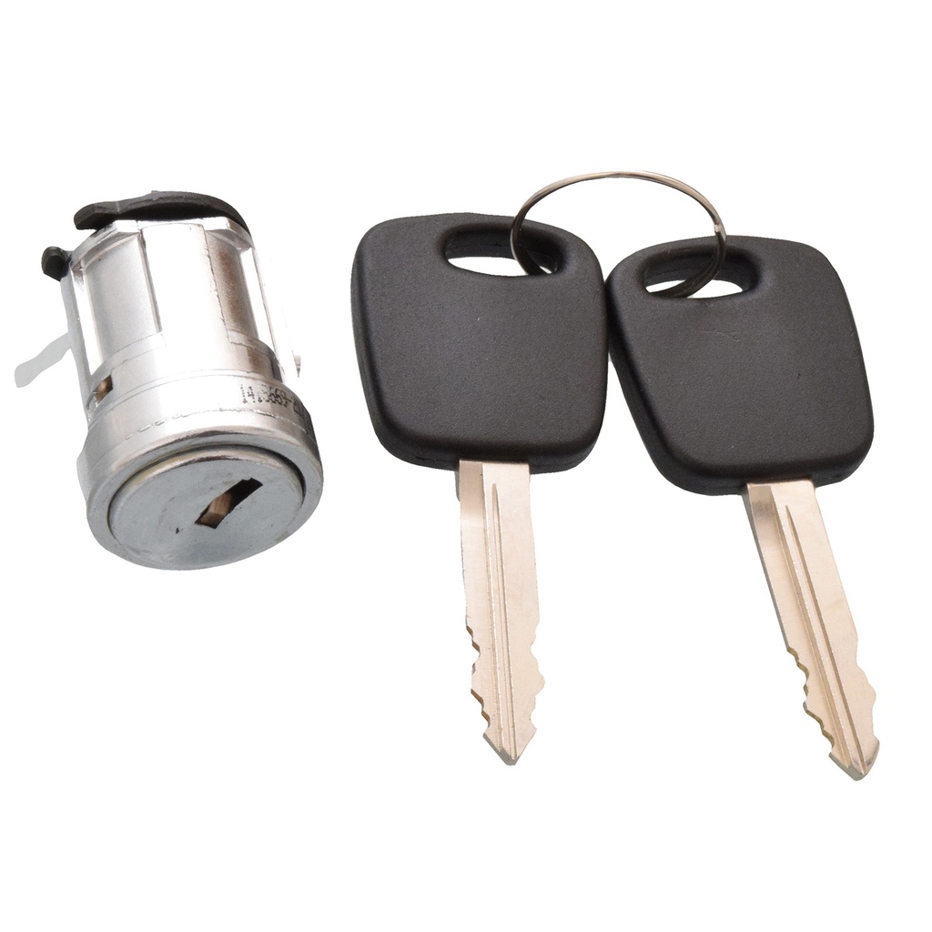 CILINDRO DE ENCENDIDO FD FOCUS 98-02/EXPEDITION 03-10/EXPLORER 02-05/SUPER DUTY 05-11/ESCAPE 01-12/FLEX 09-13/EDGE 07-10  PARA CHIP METAL CROMO 12VCC TIPO ORIGINAL    