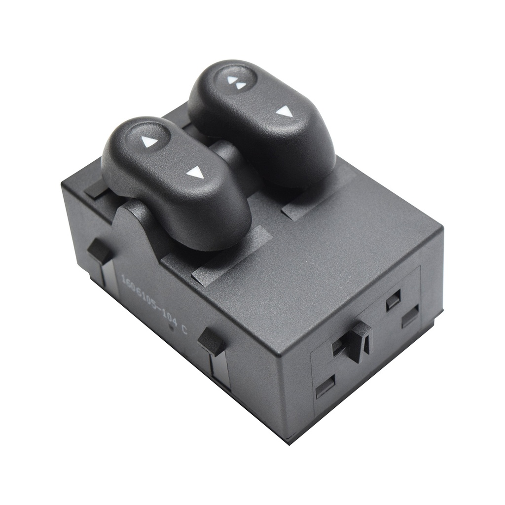CONTROL ELECTRICO FD LOBO/F-150/F-250 04-08  DE ELEVADOR 6 PINS 2 TECLAS NEGRO 12VCC CUB Izquierdo Delantera  