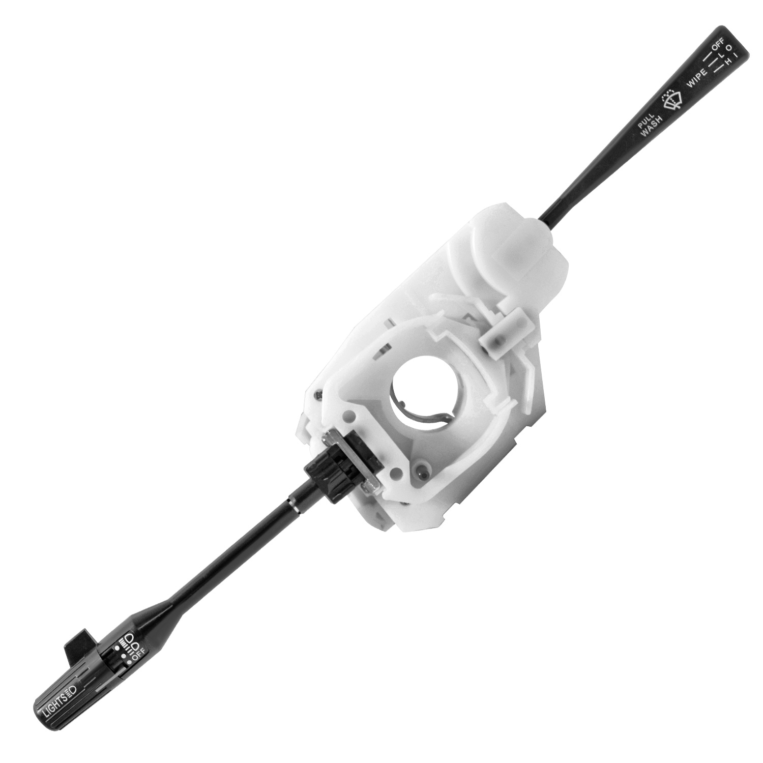 [184-70459] PALANCA DIRECCIONAL NS 720 81-93  CONTROL LUCES/LIMPIABRISAS  14 PINS 2 PASOS NEGRA 12VCC MANIJAUTO    