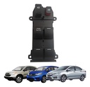 CONTROL ELECTRICO HD CR-V 07-11/FIT 09-14/CITY 10-13  DE ELEVADOR 22 PINS 6 TECLAS 12VCC MANIJAUTO    