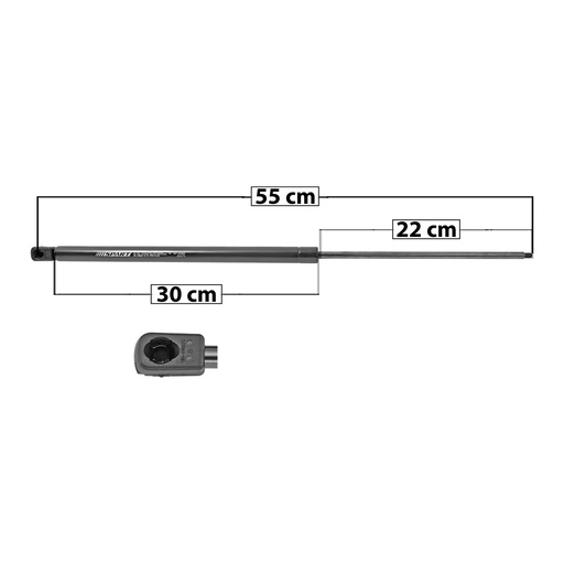 AMORTIGUADOR 5TA PUERTA CV ASTRO 85-05  GM SAFARI VAN 85-01  55 30 22 ENTRADA TIPO 9 ENTRADA 2 TIPO 0 445 100.04 45.38 505 113.53 51.5 SPART 6989    