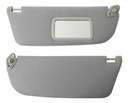 VISERA CHEVROLET CHEVY 1994-2012  JUEGO VISERAS 2 PIEZAS CON ESPEJO GRIS TELA Derecho/Izquierdo