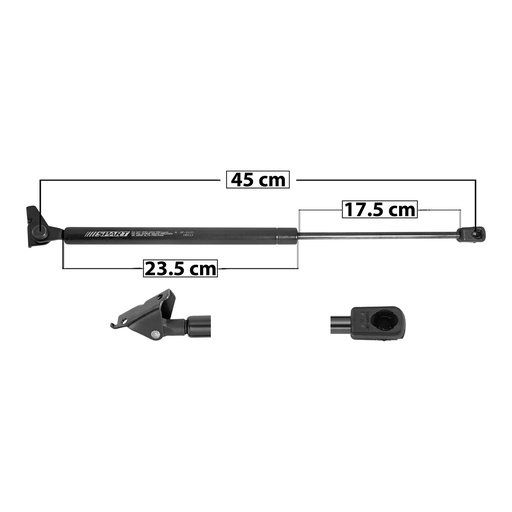 [004-0901-02] AMORTIGUADOR 5TA PUERTA DG ATOS 05-08  45 23.5 17.5 ENTRADA TIPO 6 ENTRADA 2 TIPO 9 370 83.18 37.73 430 96.67 43.85 SPART 8120 Izquierdo   