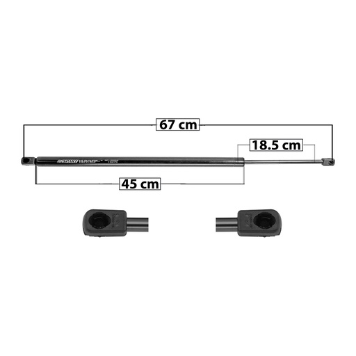 AMORTIGUADOR 5TA PUERTA DG DURANGO 11-14  67 45 18.5 ENTRADA TIPO 9 ENTRADA 2 TIPO 9 925 207.96 94.33 985 221.45 100.45 SPART 5559 Derecho/Izquierdo   