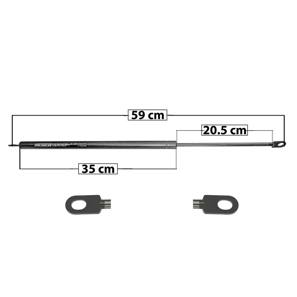 AMORTIGUADOR 5TA PUERTA DG RAM CHARGER 81-93  59 35 20.5 ENTRADA TIPO 2 ENTRADA 2 TIPO 2 635 142.75 64.75 695 156.24 70.87 SPART 6277    