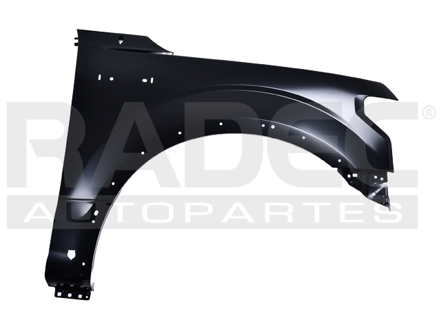 SALPICADERA FD F-150 15-20 C/HOYO P/MOLDURA C/HOYO P/SENSOR LAMINA DER