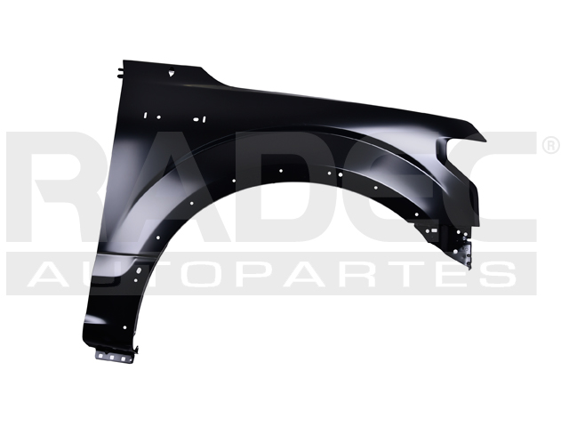 SALPICADERA FD F-150 15-20 C/HOYO P/MOLDURA ALUMINIO DER