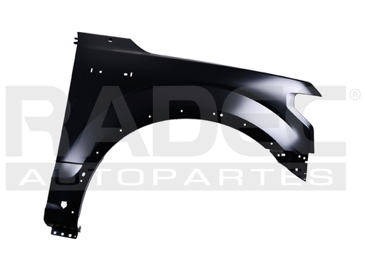 SALPICADERA FD F-150 15-20 C/HOYO P/MOLDURA C/HOYO P/SENSOR ALUMINIO DER